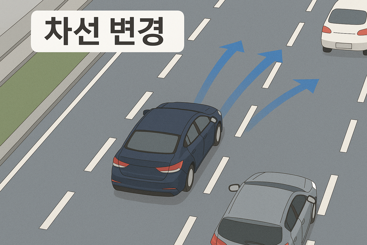 도로주행 시험 코스별 합격 전략 (좌회전, 차선 변경, 돌발상황) - 좌회전 코스는 이렇게 !