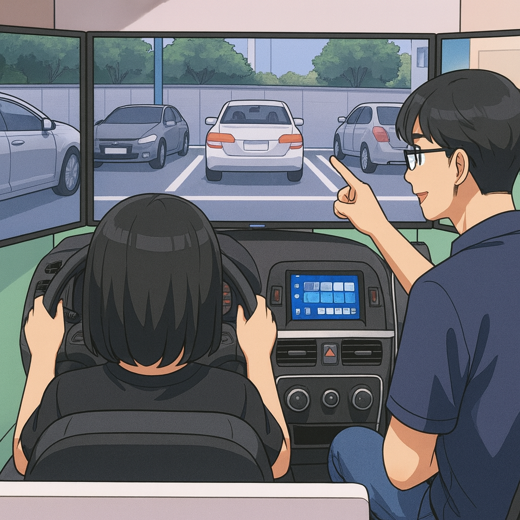 도로주행이 무섭다면, 실내운전연습장에서 자신감 키우자 - 실내운전연습장에서 도로주행 대비하기