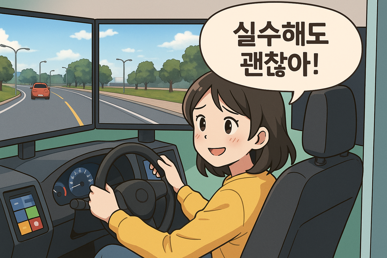 운전 연습, 왜 실내에서 시작해야 더 편할까?